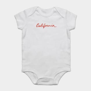 The California License Plate Baby Bodysuit